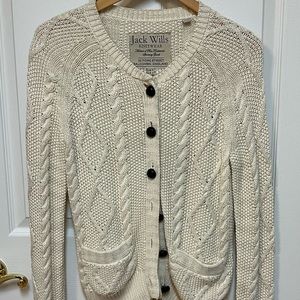 Cream Jack Wills Knit Cardigan